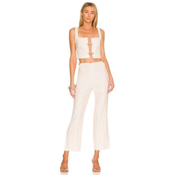 Cult Gaia Grier Pant - S - Off White - Picture 1 of 5